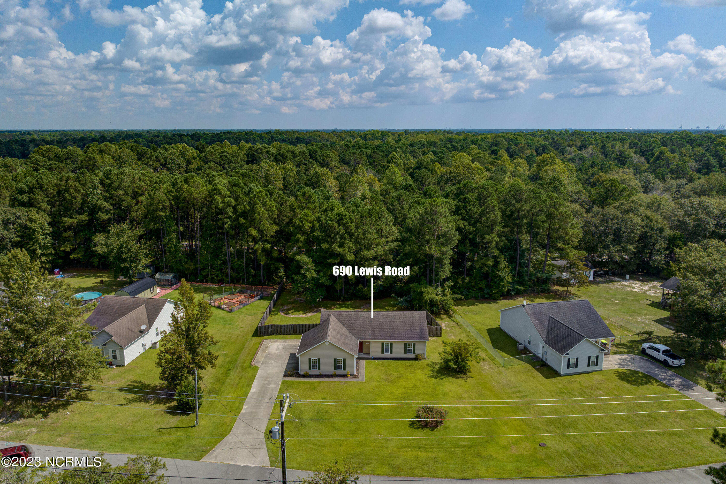 690 Lewis Road Leland, NC 28451 - Photo 32 of 40 690LewisDrone-3