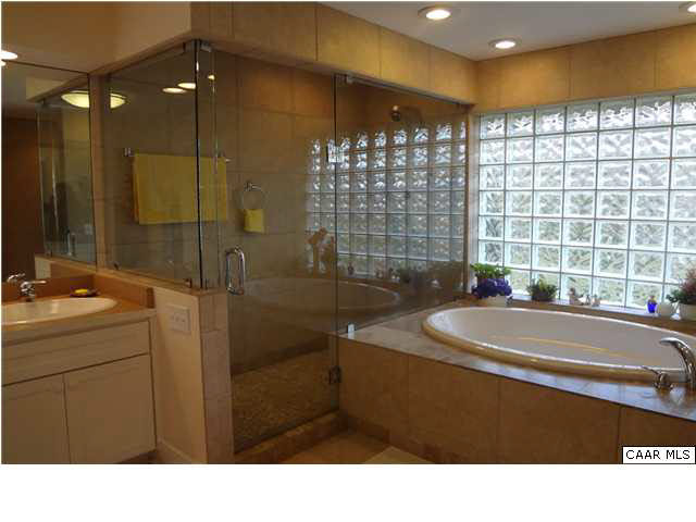 1436 Grove Road Charlottesville, VA 22901 - Photo 16 of 25 Luxurious master bath w/ soaking tub, walk-in shower and separate sinks.