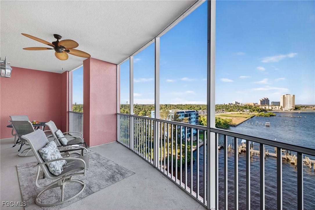 2743 First Street, Unit 701 Fort Myers, FL 33916 - Photo 3 of 31 a view of a balcony with furniture