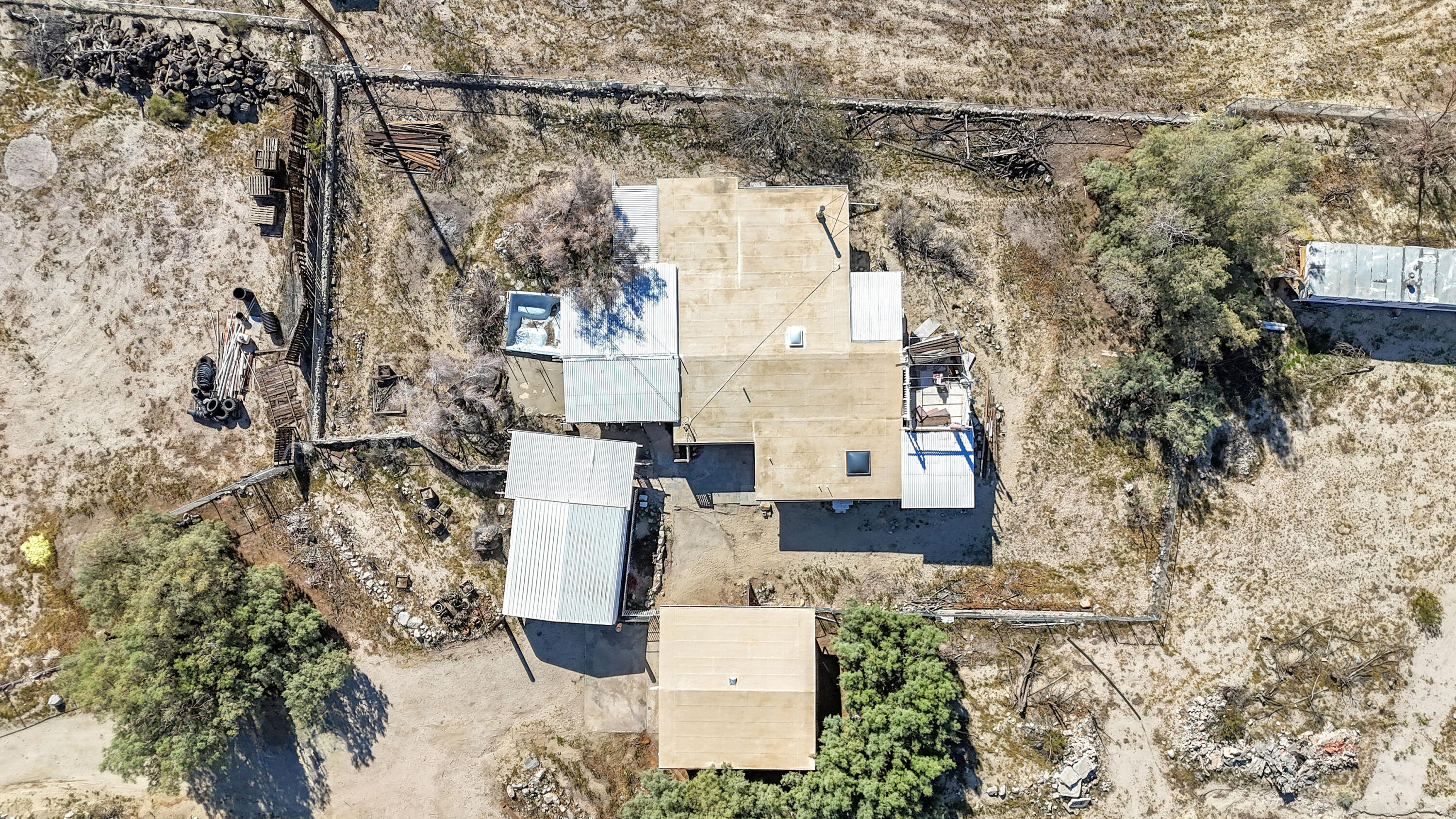 81975 Dillon Road Desert Hot Springs, CA 92241 - Photo 48 of 51 an aerial view of residential house with outdoor space