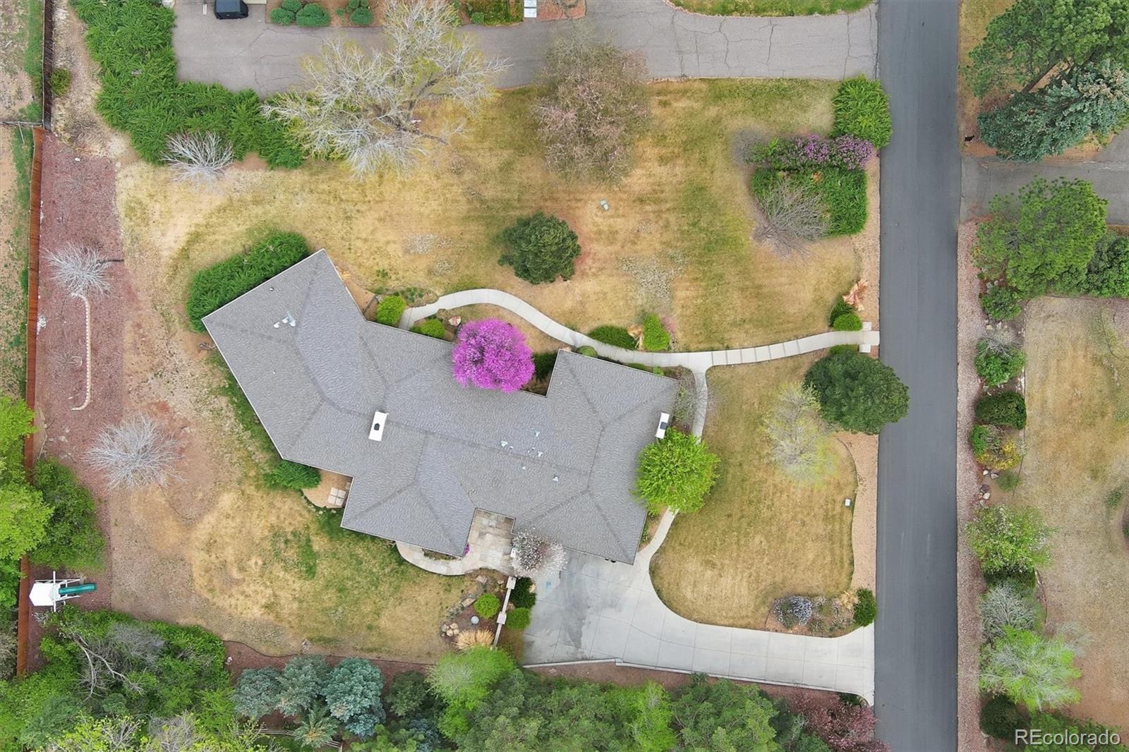 4607 West Wagon Trail Road Littleton, CO 80123 - Photo 47 of 49 an aerial view of a house