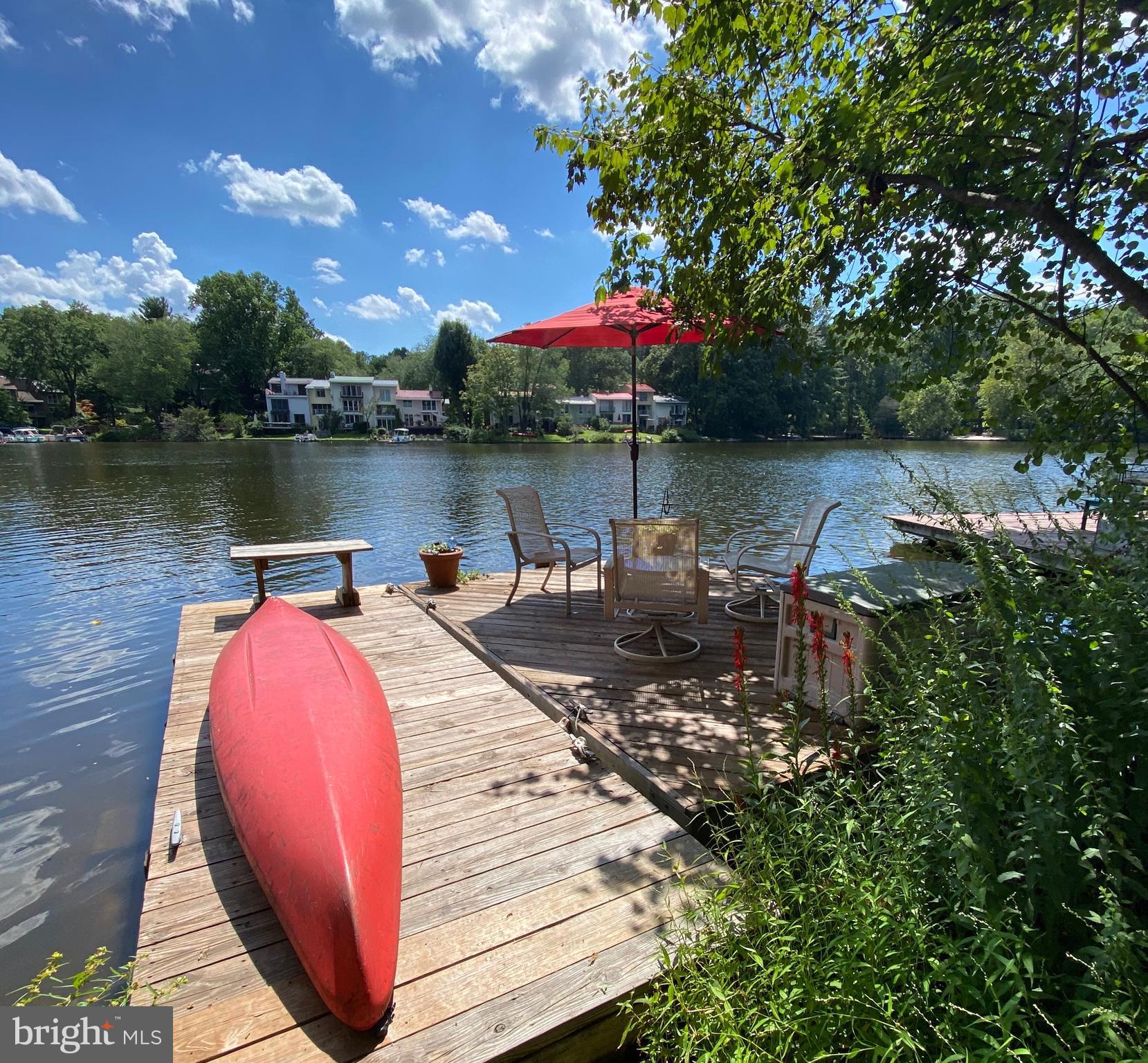 Floating deck boat included!