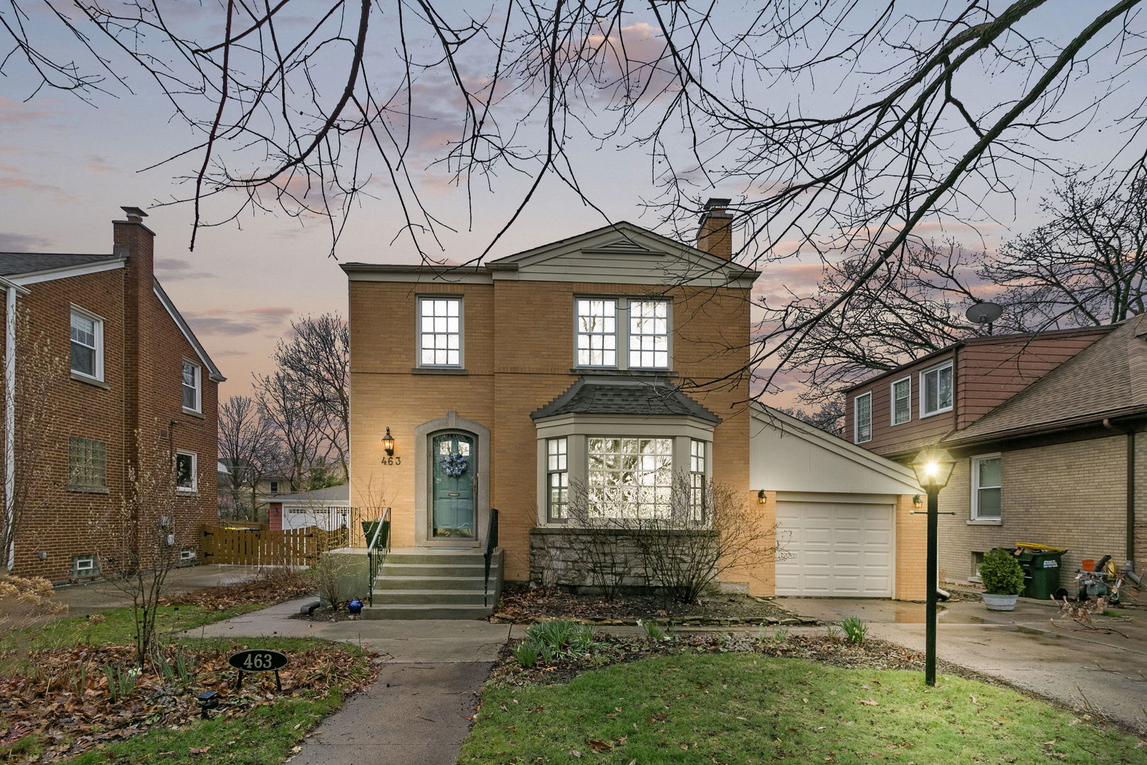 463 Longcommon Road Riverside, IL 60546 - Photo 28 of 36 a front view of a house with a yard