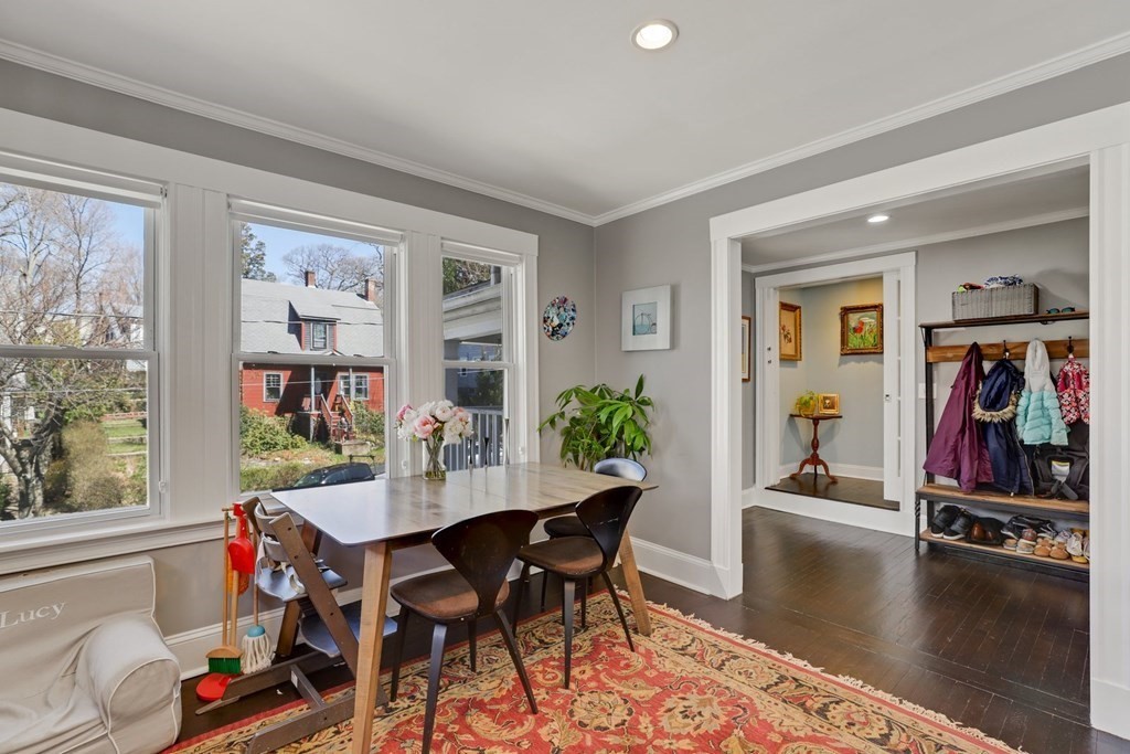 7-9 Goodway Road, Unit 2 Boston, MA 02130 - Photo 5 of 33 a dining room with furniture and wooden floor