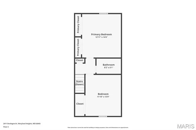 $185,000 | 2411 Dordogne Drive, Maryland Heights, MO 63043