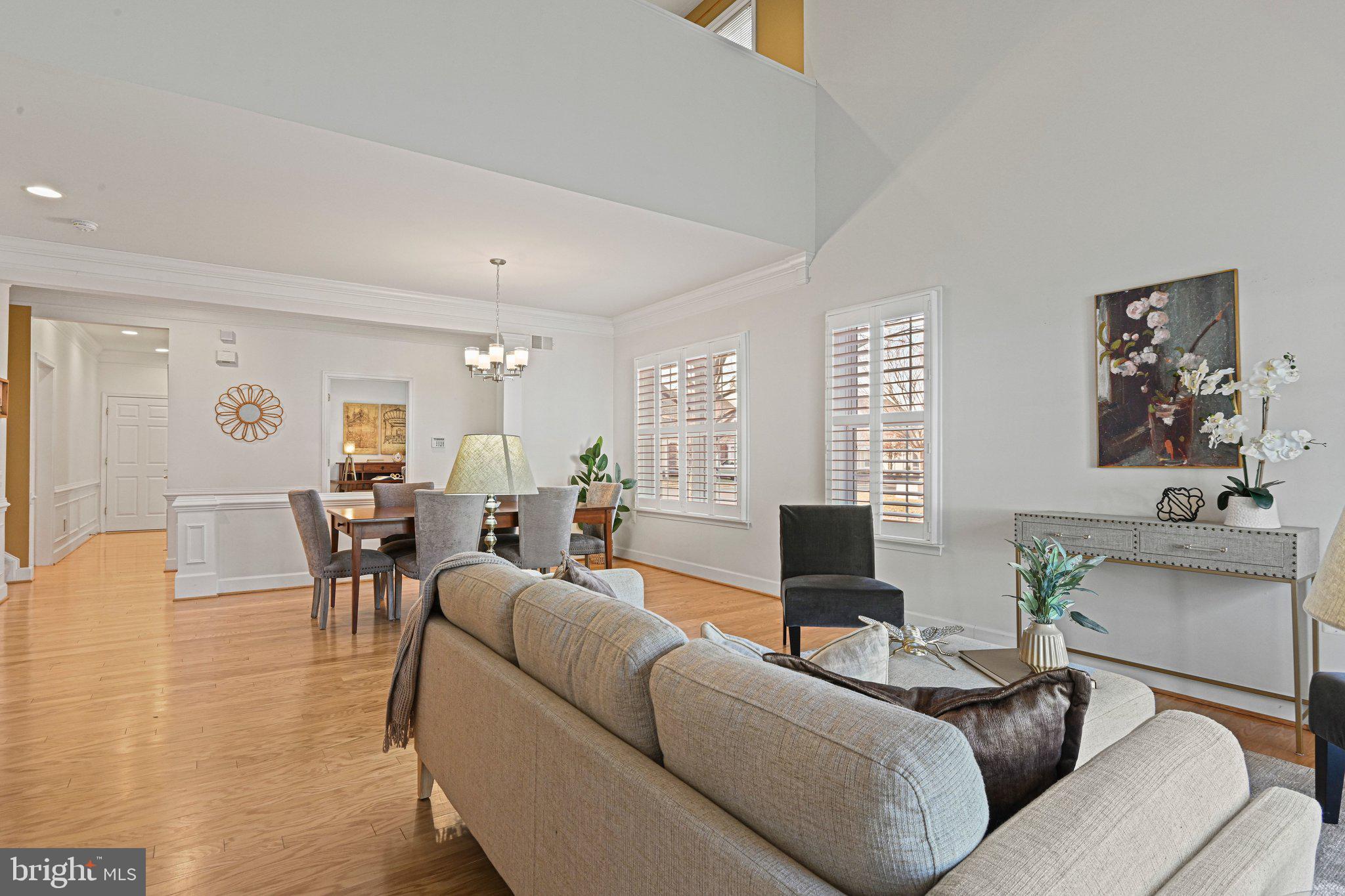 44482 Maltese Falcon Square Ashburn, VA 20147 - Photo 18 of 71 a living room with furniture and a flat screen tv