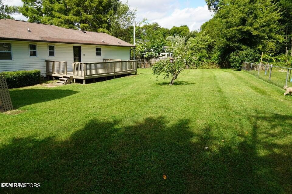 228 Brampton Road Knoxville, TN 37934 - Photo 16 of 23 a view of backyard with barbeque grill and a small yard