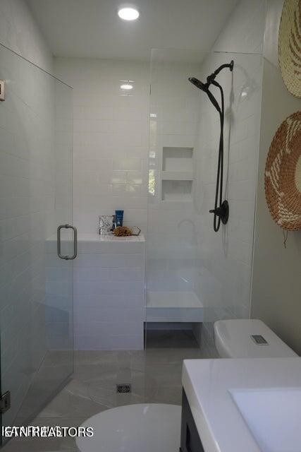 228 Brampton Road Knoxville, TN 37934 - Photo 18 of 23 a bathroom with a sink and a shower