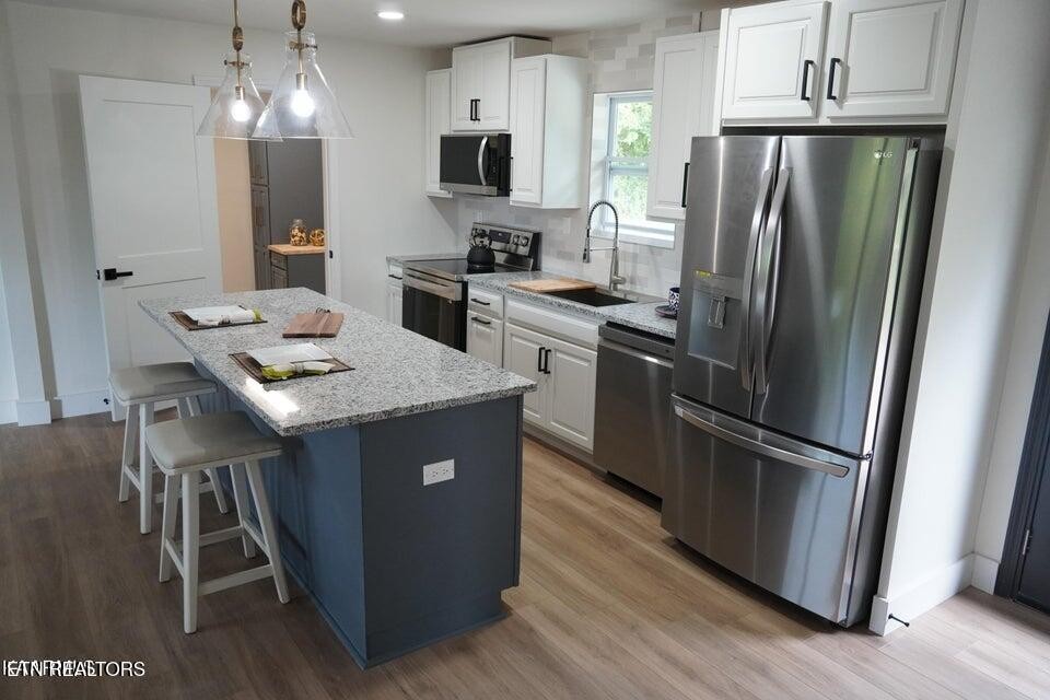 228 Brampton Road Knoxville, TN 37934 - Photo 4 of 23 a kitchen with stainless steel appliances granite countertop a refrigerator a stove a sink dishwasher and a refrigerator