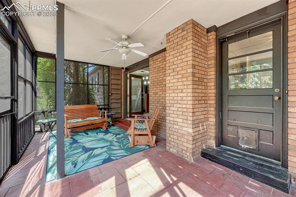 4307 Valli Vista Road Colorado Springs, CO 80915 - Photo 21 of 47 a balcony view with a seating space