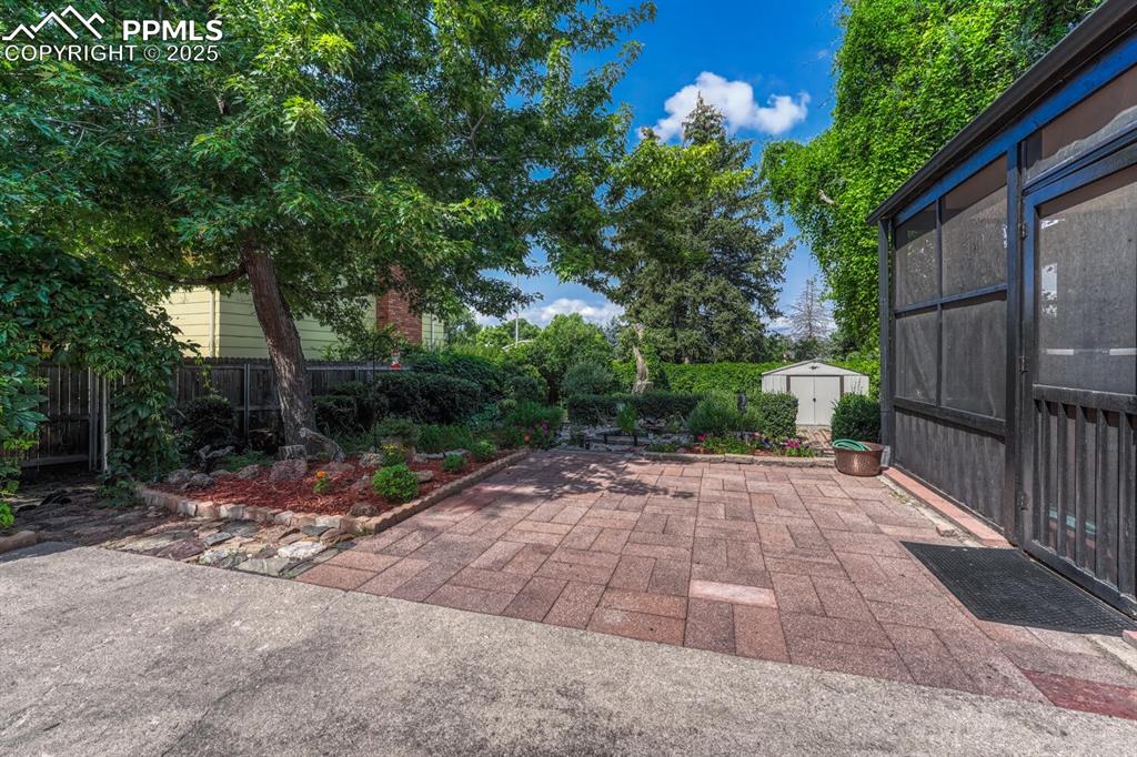 4307 Valli Vista Road Colorado Springs, CO 80915 - Photo 40 of 47 a view of backyard with green space