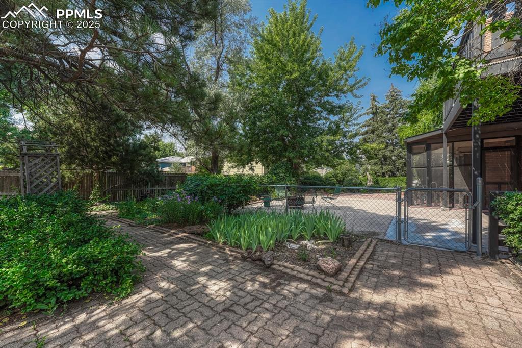 4307 Valli Vista Road Colorado Springs, CO 80915 - Photo 43 of 47 a view of backyard with green space