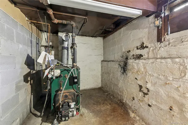 a view of a house with a garage