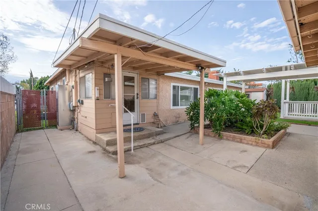 a view of an outdoor space with a street