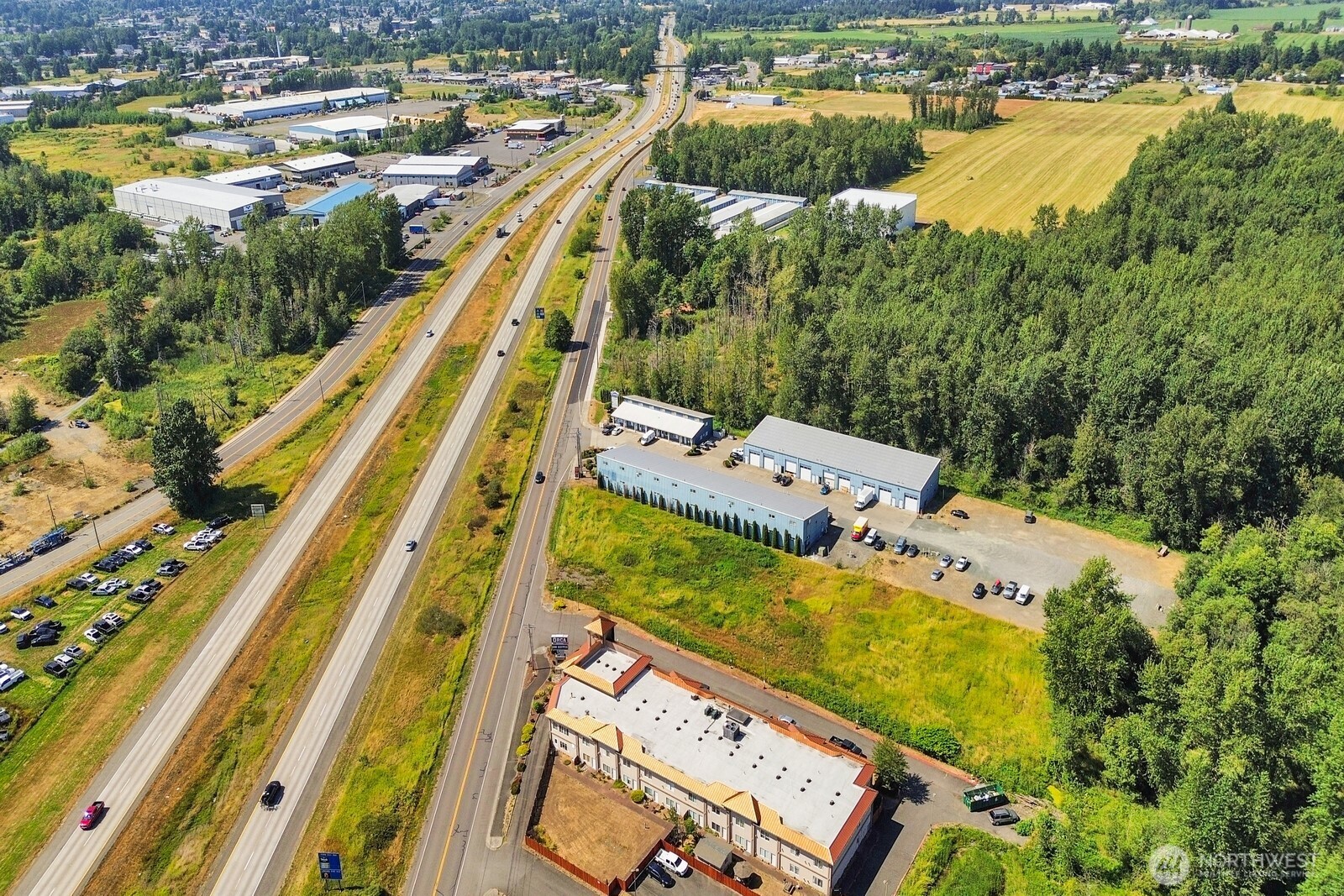 5400 Barrett Road Ferndale, WA 98248 - Photo 3 of 18 a view of a city from a balcony