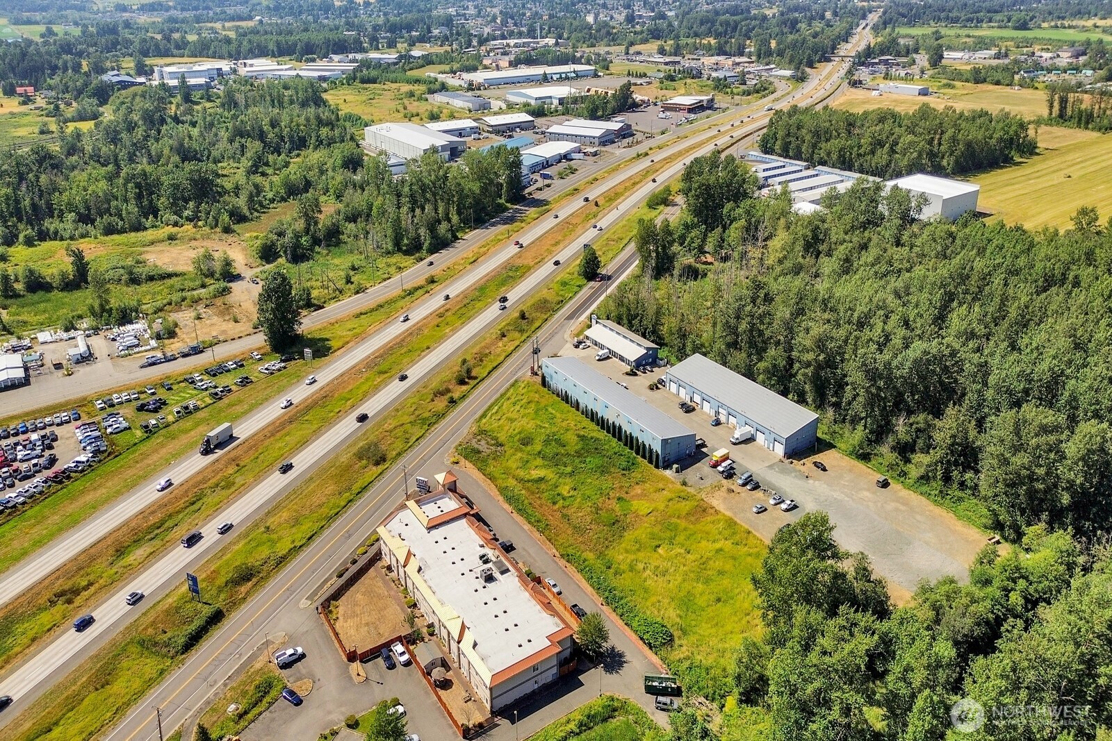 5400 Barrett Road Ferndale, WA 98248 - Photo 4 of 18 an aerial view of residential houses with outdoor space
