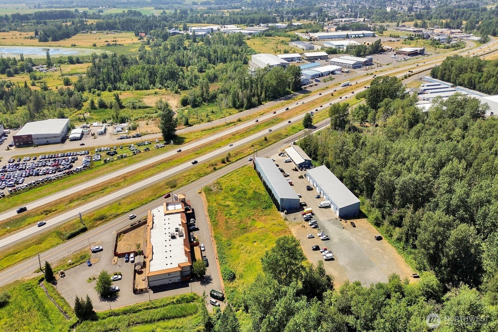 5400 Barrett Road Ferndale, WA 98248 - Photo 5 of 18 an aerial view of residential houses with outdoor space
