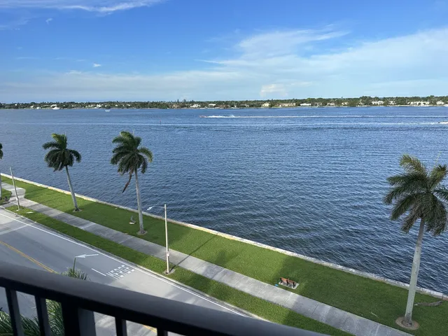 a view of a city with ocean view