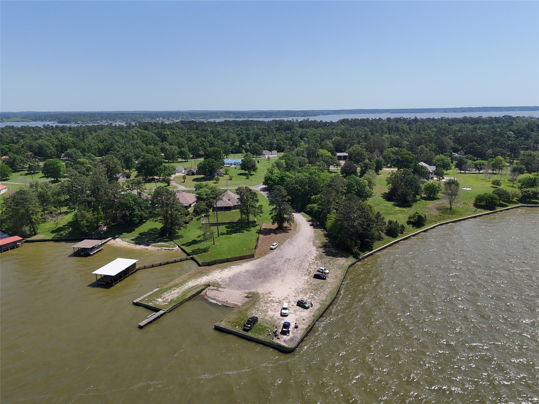 305 Oak Ridge Drive Onalaska, TX 77360 - Photo 17 of 29 an aerial view of a