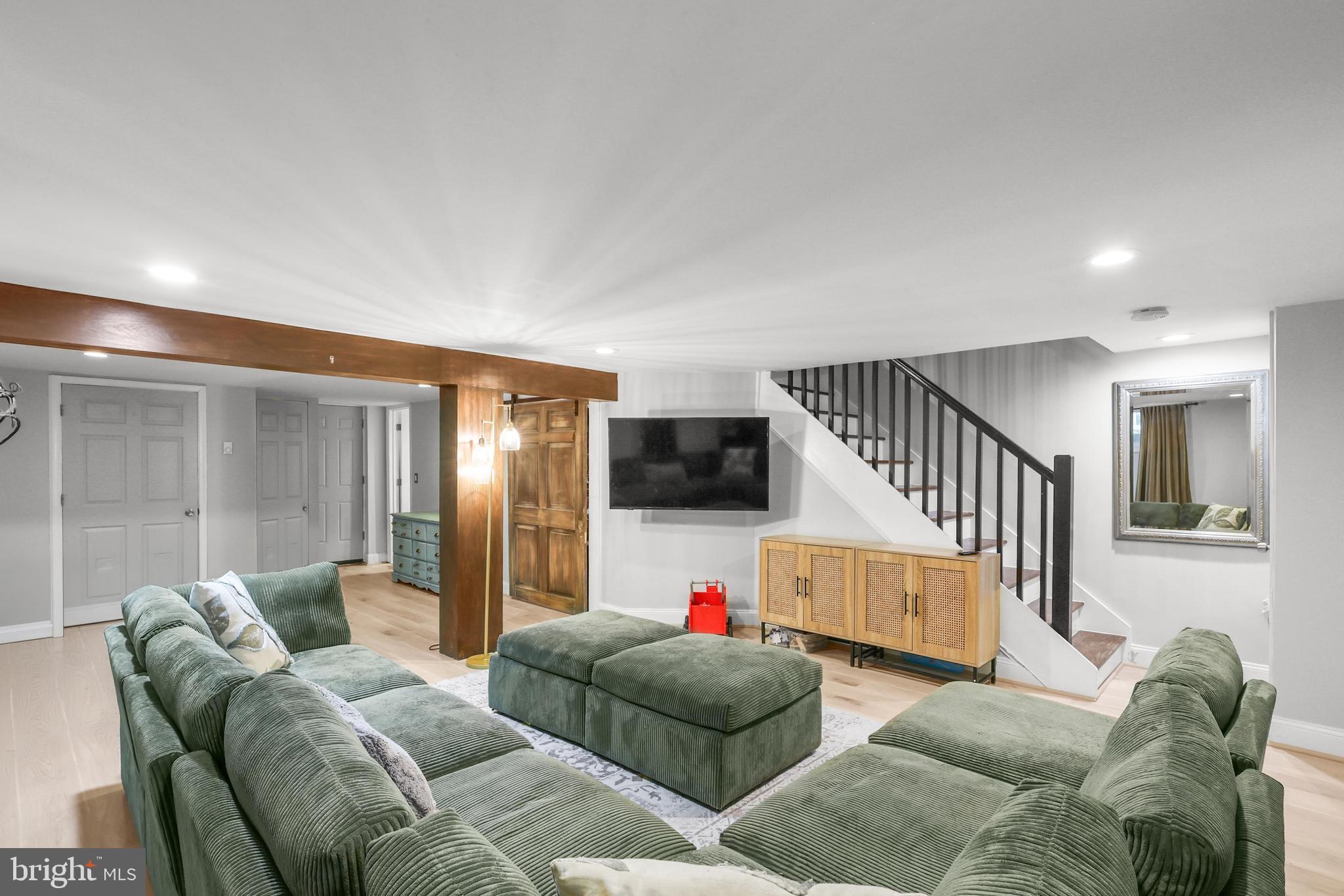 1020 Dartmouth Road Baltimore, MD 21212 - Photo 32 of 46 a living room with furniture and a flat screen tv