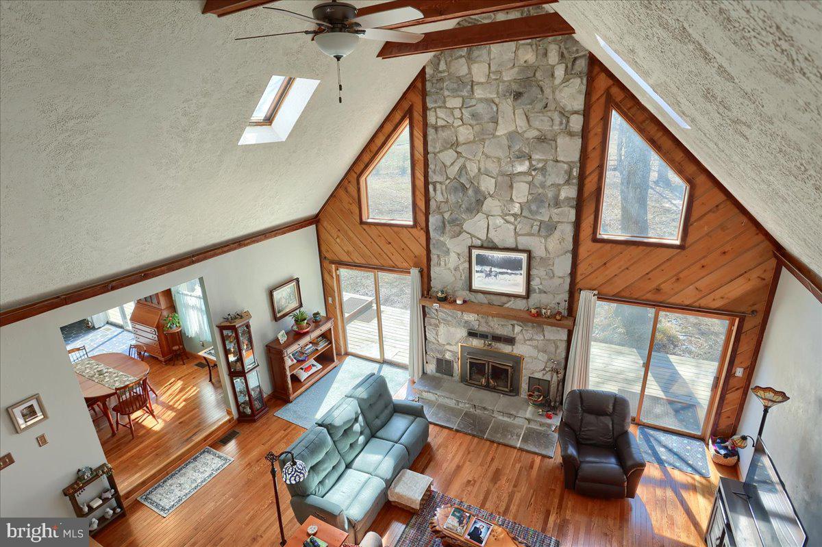 75 Thunder Trail Fairfield, PA 17320 - Photo 33 of 64 a living room with furniture and a fireplace