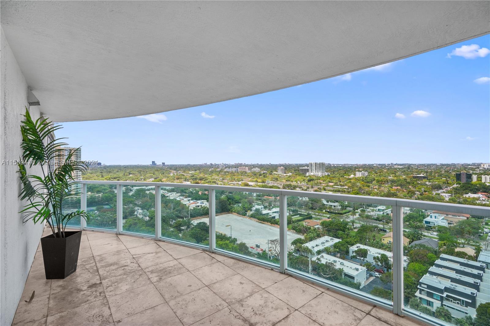 2101 Brickell Avenue, Unit 2012 Miami, FL 33129 - Photo 26 of 44 a view of a city and mountain from a balcony