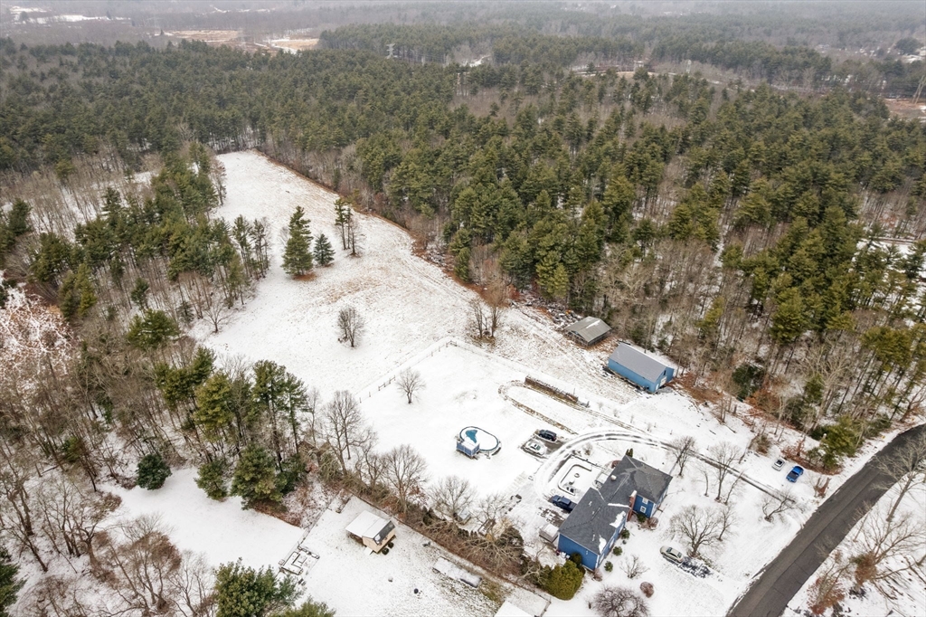 0 Murdock Street Middleboro, MA 02346 - Photo 2 of 30 a view of a dry yard with trees