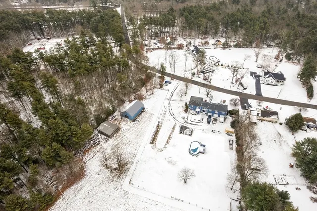 a view of a wooden bridge