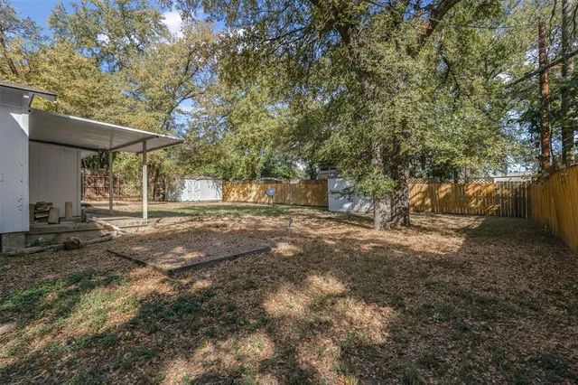 a view of a outdoor space with trees