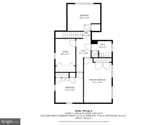 a picture of a room with a white wall and white kitchen