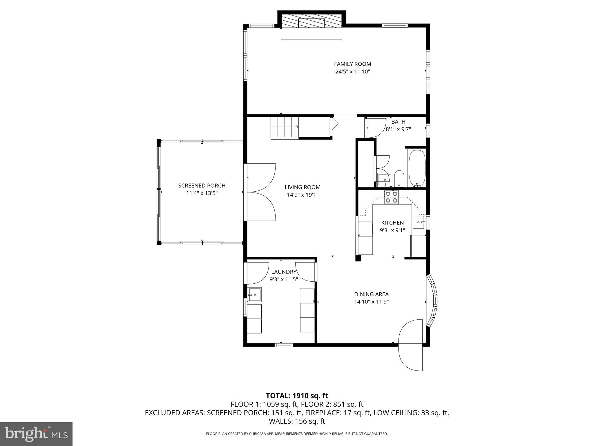 9 Newberry Lane Levittown, PA 19054 - Photo 34 of 36 a picture of a room with a white wall and white kitchen