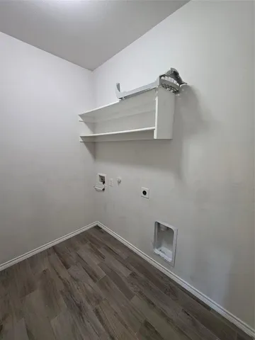 wooden floor in a room