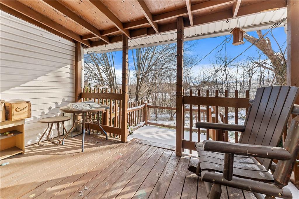 819 Bute Road Uniontown, PA 15401 - Photo 12 of 19 a view of a chairs and table in the balcony