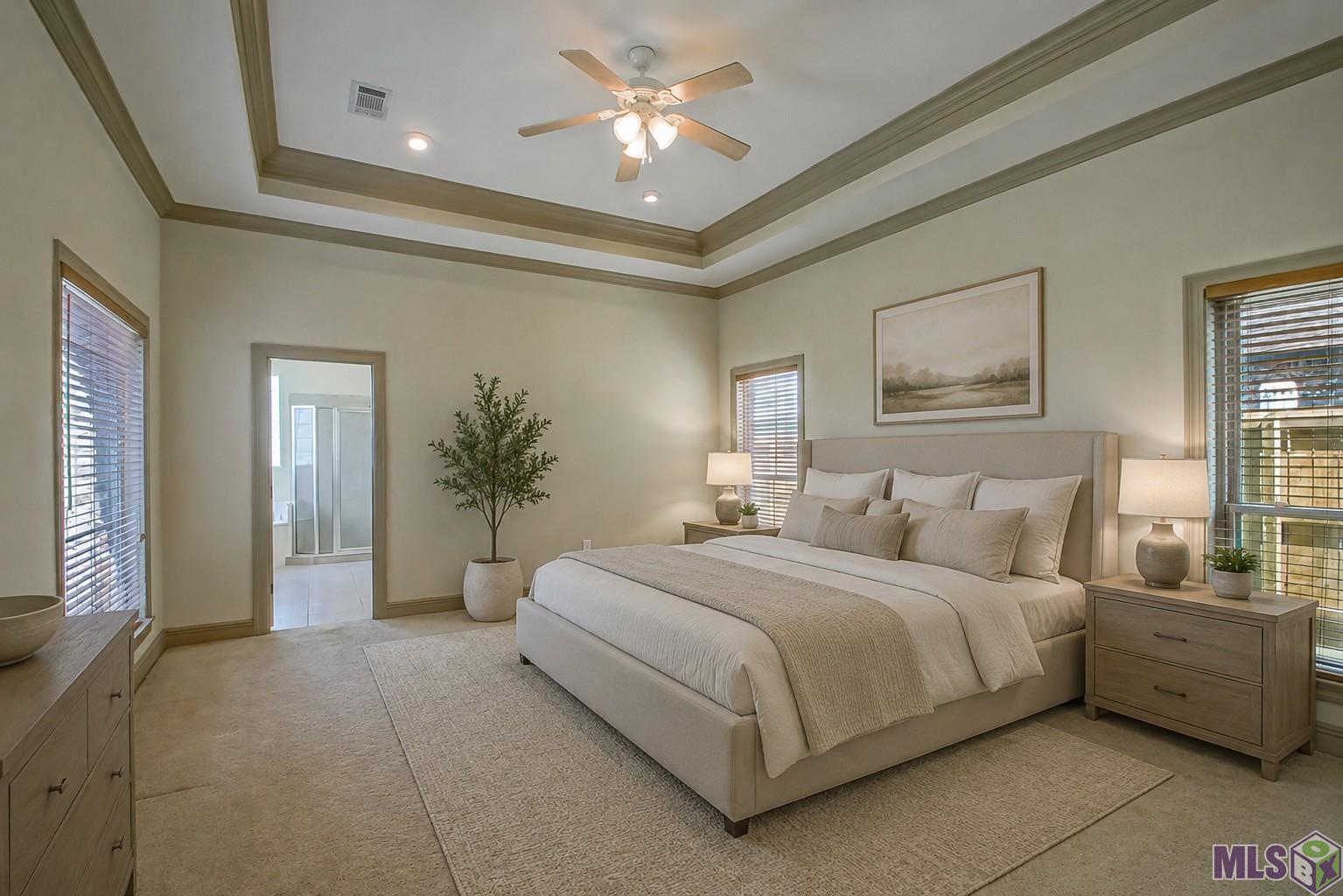 8602 Foxfield Drive Baton Rouge, LA 70809 - Photo 29 of 55 Virtual Primary Suite Staging