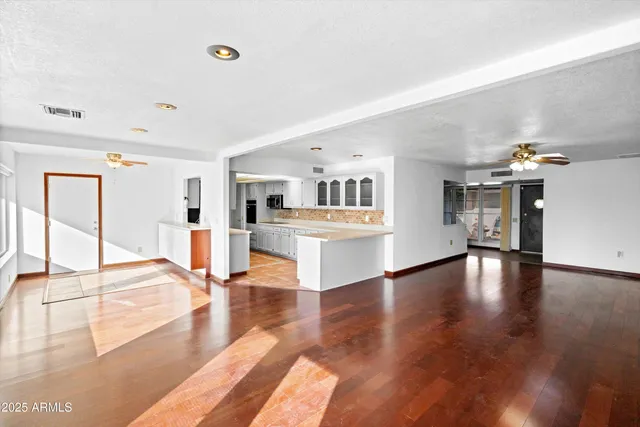 a view of a living room