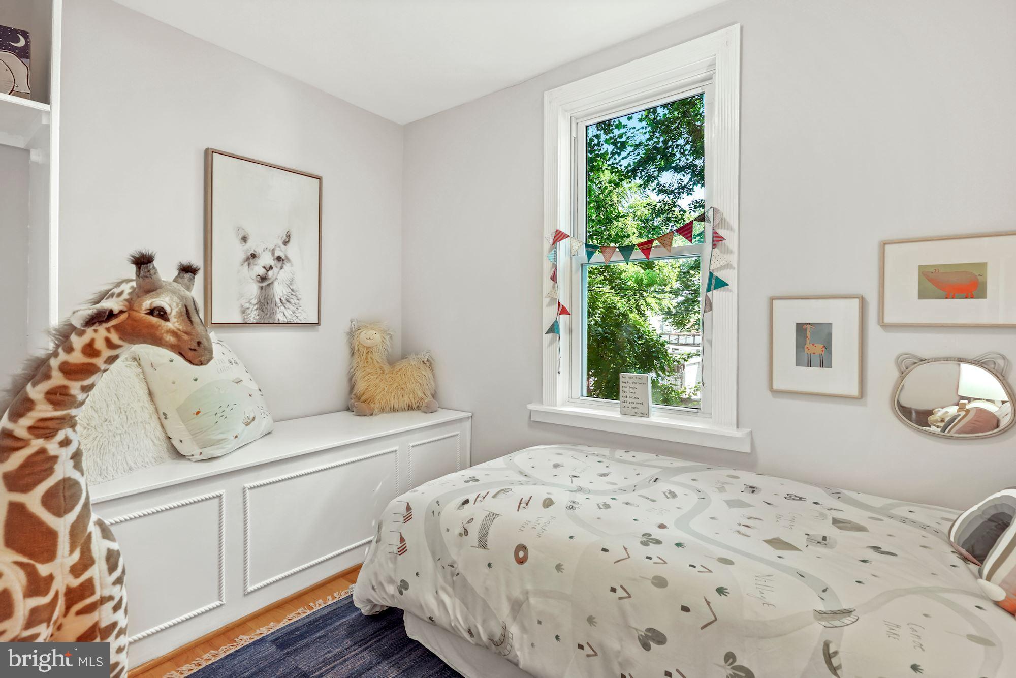525 5th Street Northeast Washington, DC 20002 - Photo 16 of 22 Third bedroom overlooking rear patio