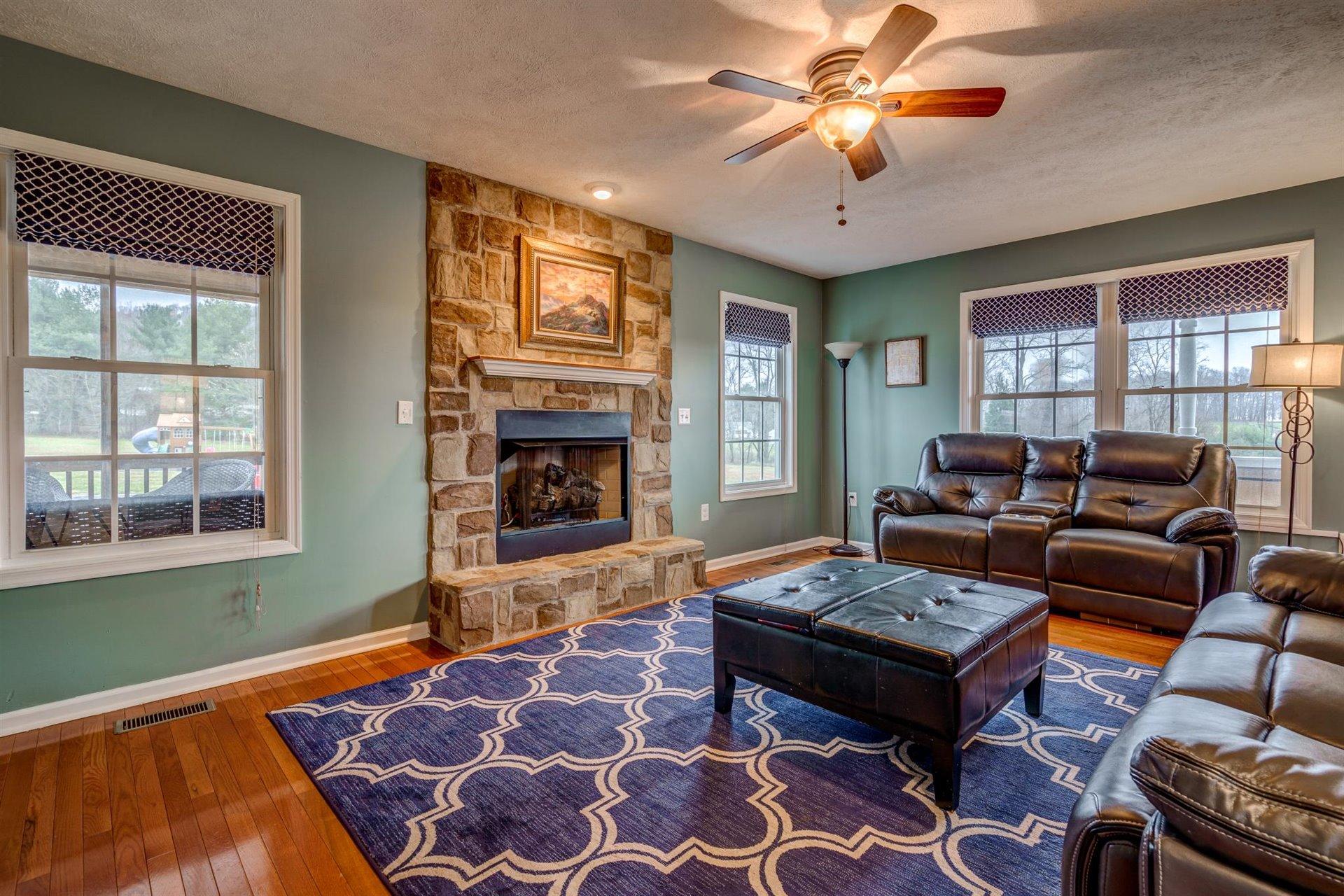 1183 Carroll Road Goodview, VA 24095 - Photo 11 of 61 a living room with furniture and a fireplace