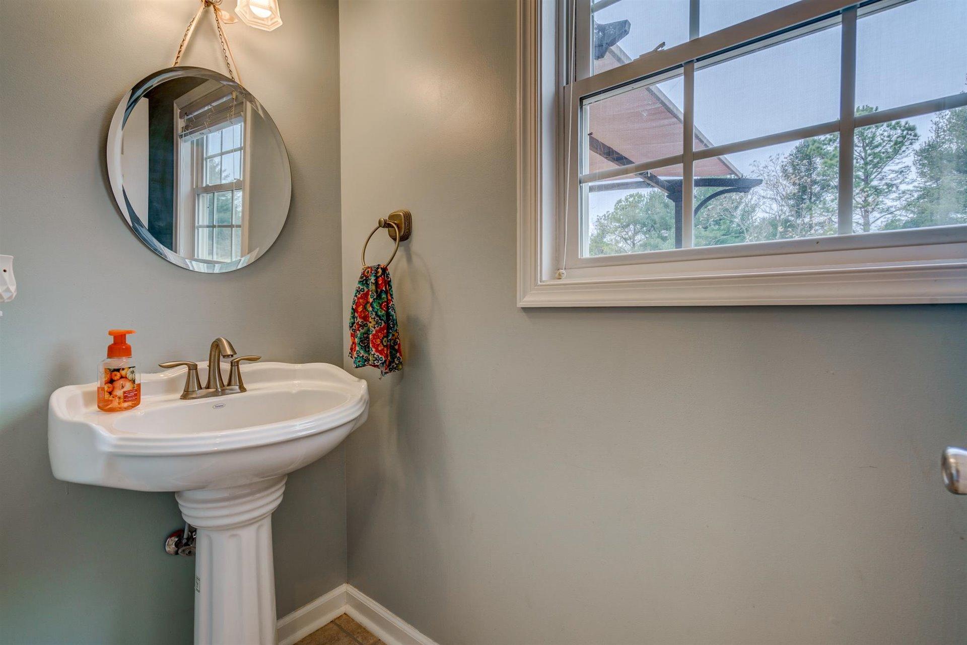 1183 Carroll Road Goodview, VA 24095 - Photo 22 of 61 a bathroom with a sink and a mirror