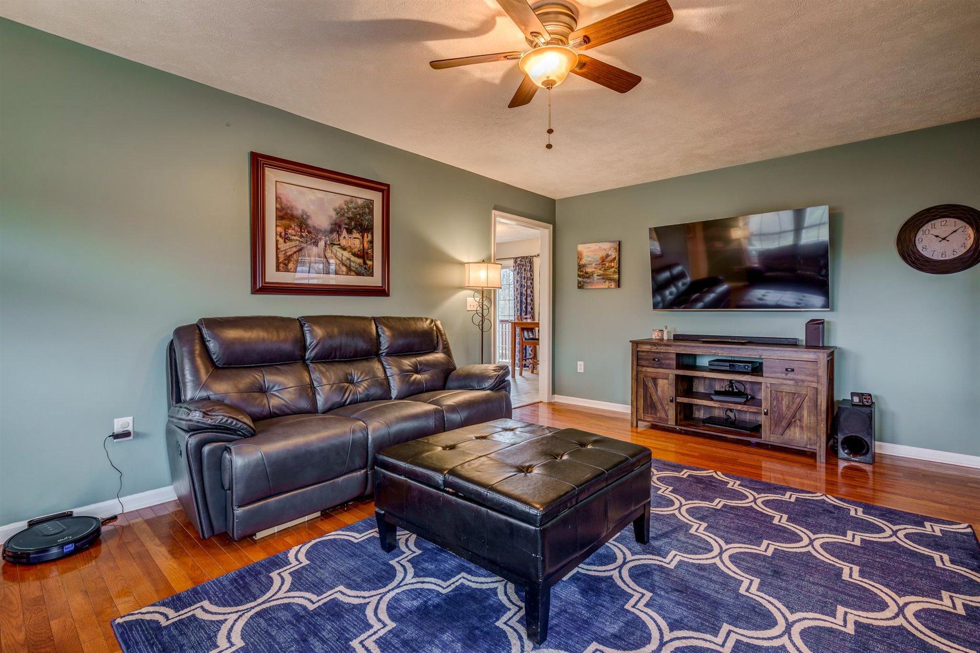 1183 Carroll Road Goodview, VA 24095 - Photo 10 of 61 a living room with furniture and a flat screen tv