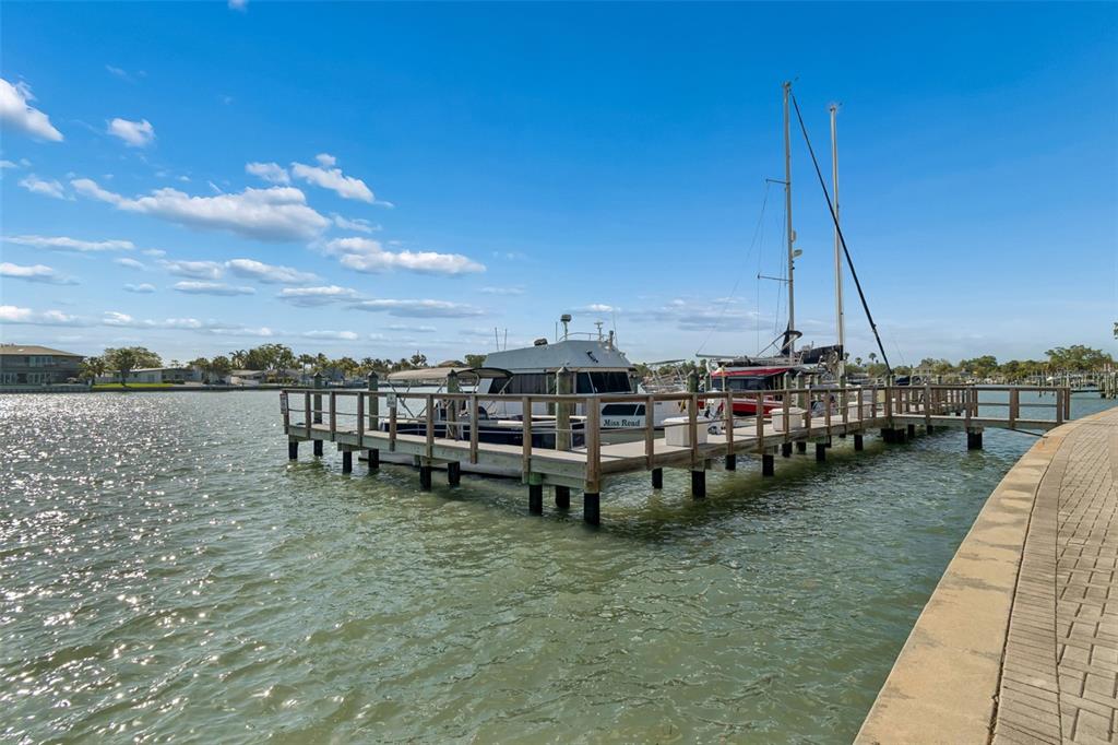 2307 Bay Boulevard Indian Rocks Beach, FL 33785 - Photo 23 of 85 a view of a lake with boats in front of house
