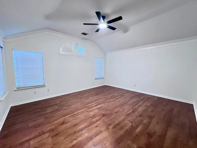 wooden floor in an empty room