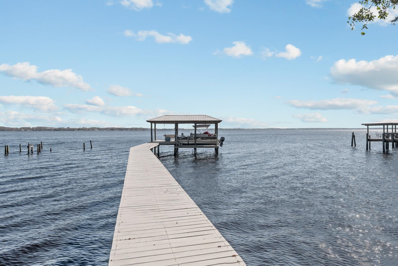 130 Cedar Creek Road Palatka, FL 32177 - Photo 30 of 73 a view of a terrace with seating space
