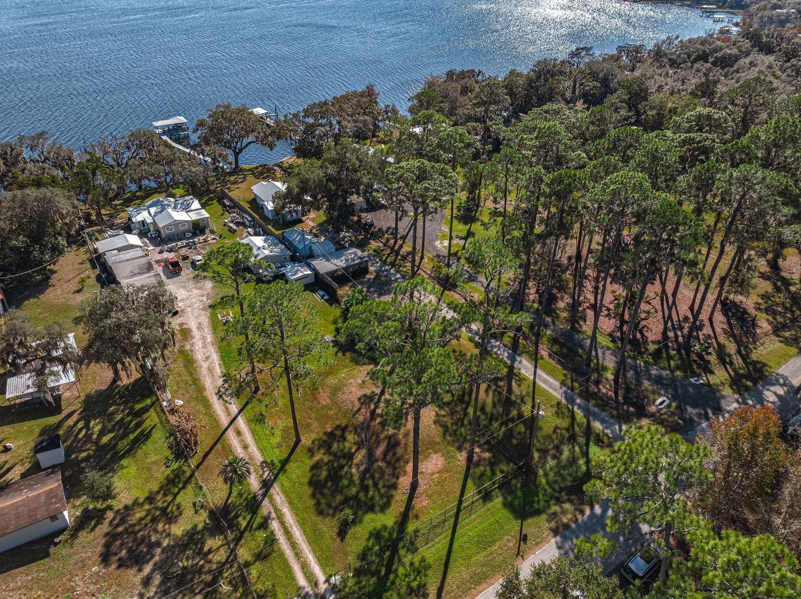 130 Cedar Creek Road Palatka, FL 32177 - Photo 63 of 73 Aerial overview of property's location with a large body of water