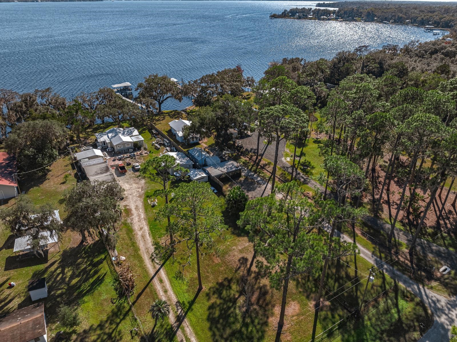 130 Cedar Creek Road Palatka, FL 32177 - Photo 67 of 73 Aerial overview of property's location with a nearby body of water