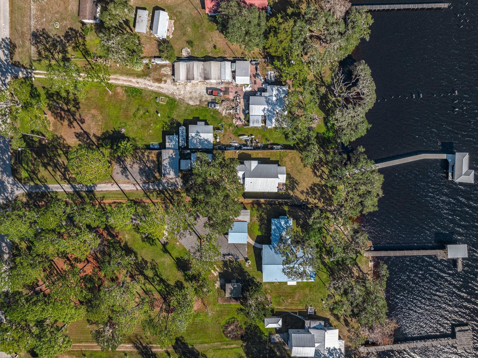 130 Cedar Creek Road Palatka, FL 32177 - Photo 69 of 73 an aerial view of a house with a yard