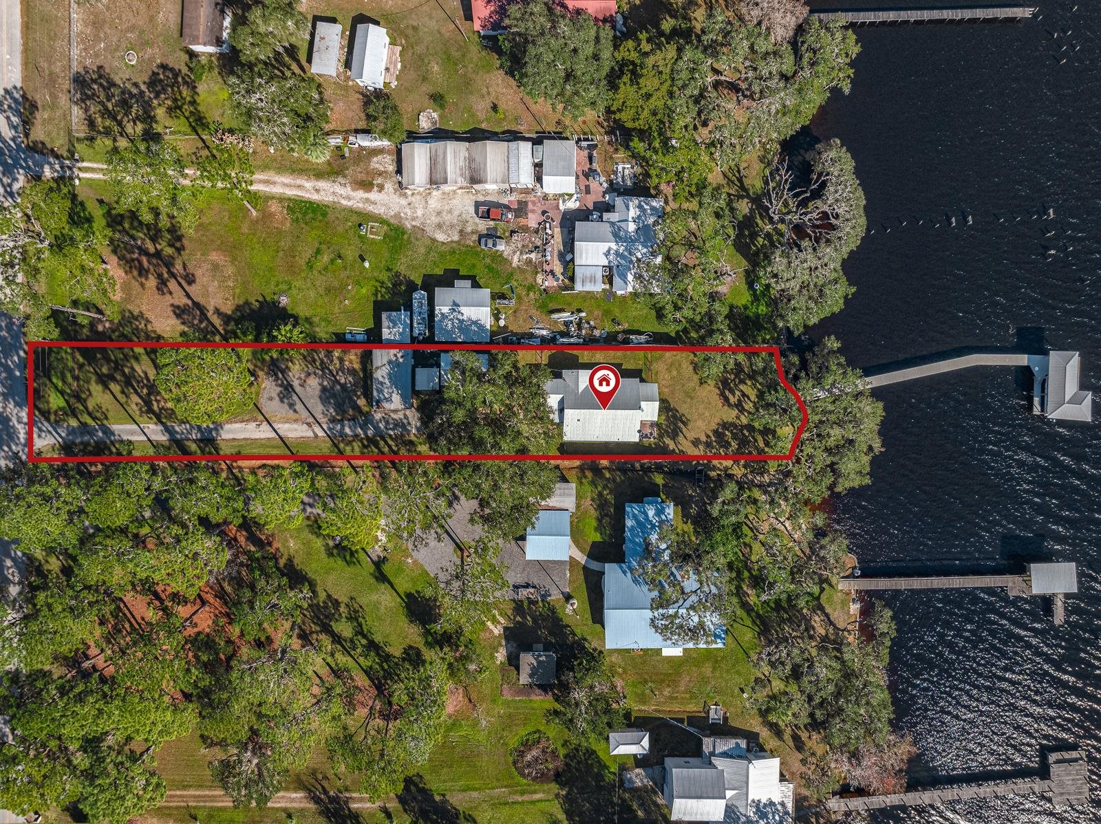 130 Cedar Creek Road Palatka, FL 32177 - Photo 70 of 73 an aerial view of a houses