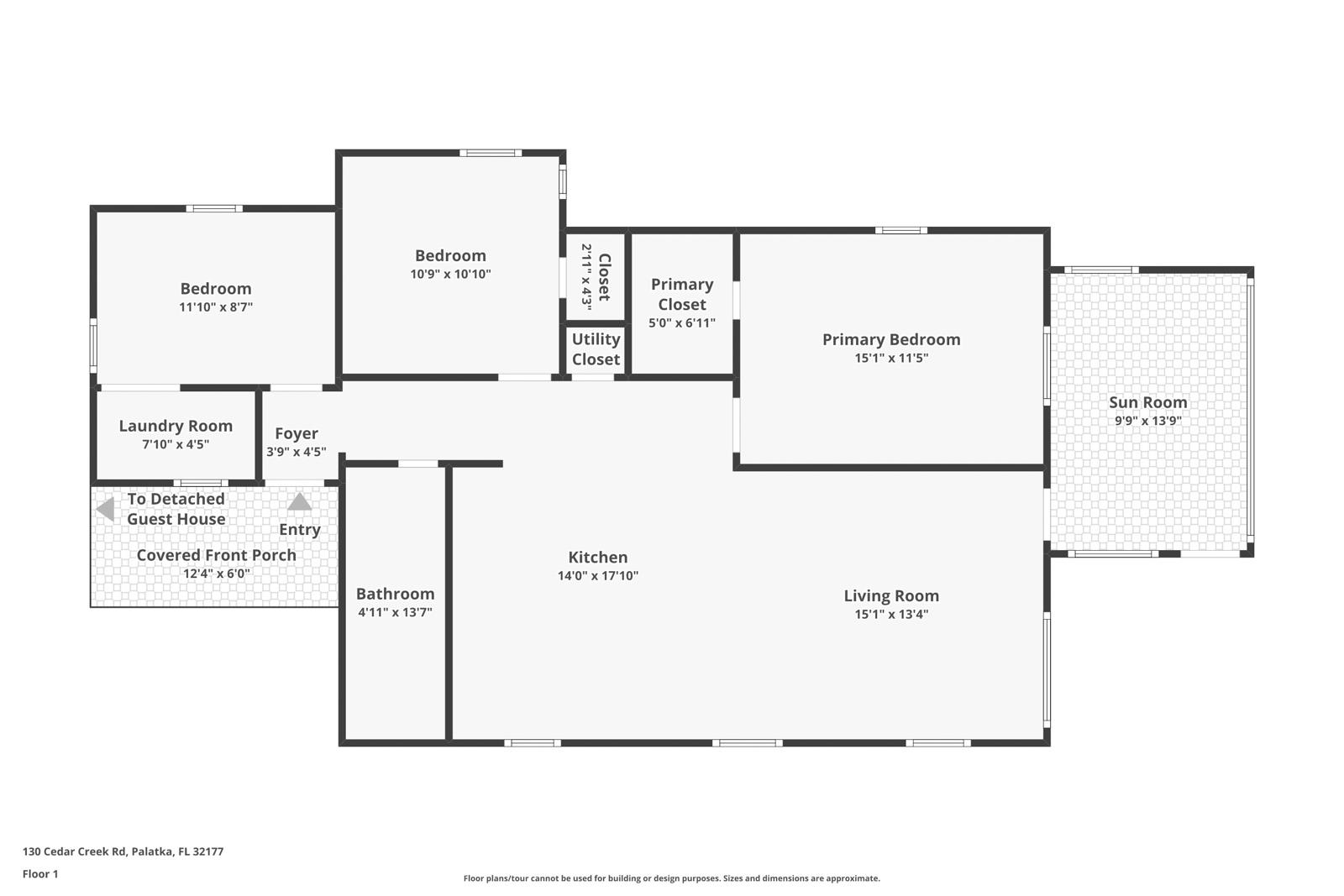 130 Cedar Creek Road Palatka, FL 32177 - Photo 72 of 73 View of floor plan / room layout