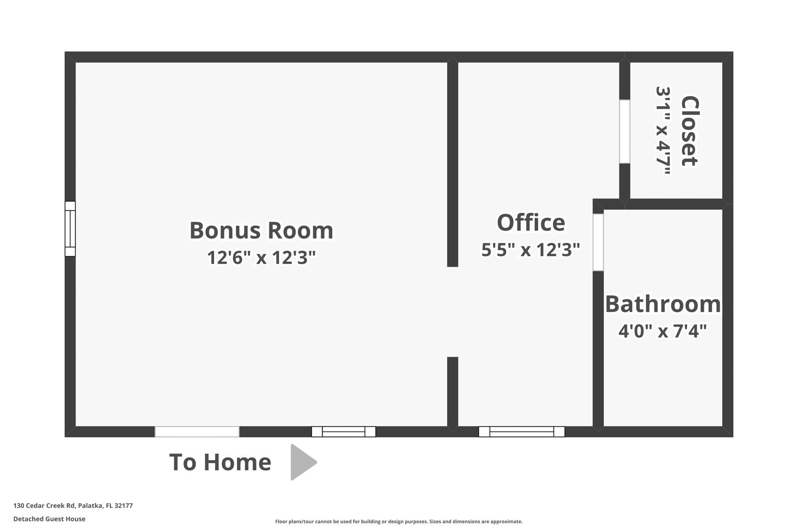 130 Cedar Creek Road Palatka, FL 32177 - Photo 71 of 73 View of room layout