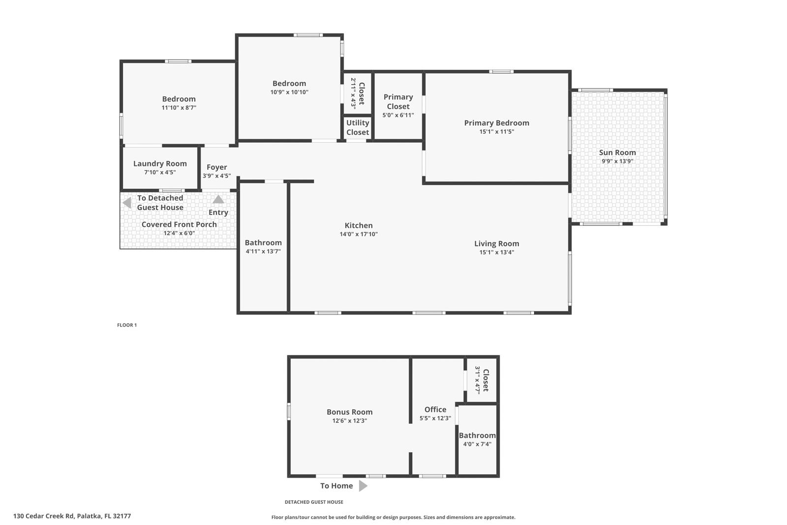 130 Cedar Creek Road Palatka, FL 32177 - Photo 73 of 73 View of property floor plan