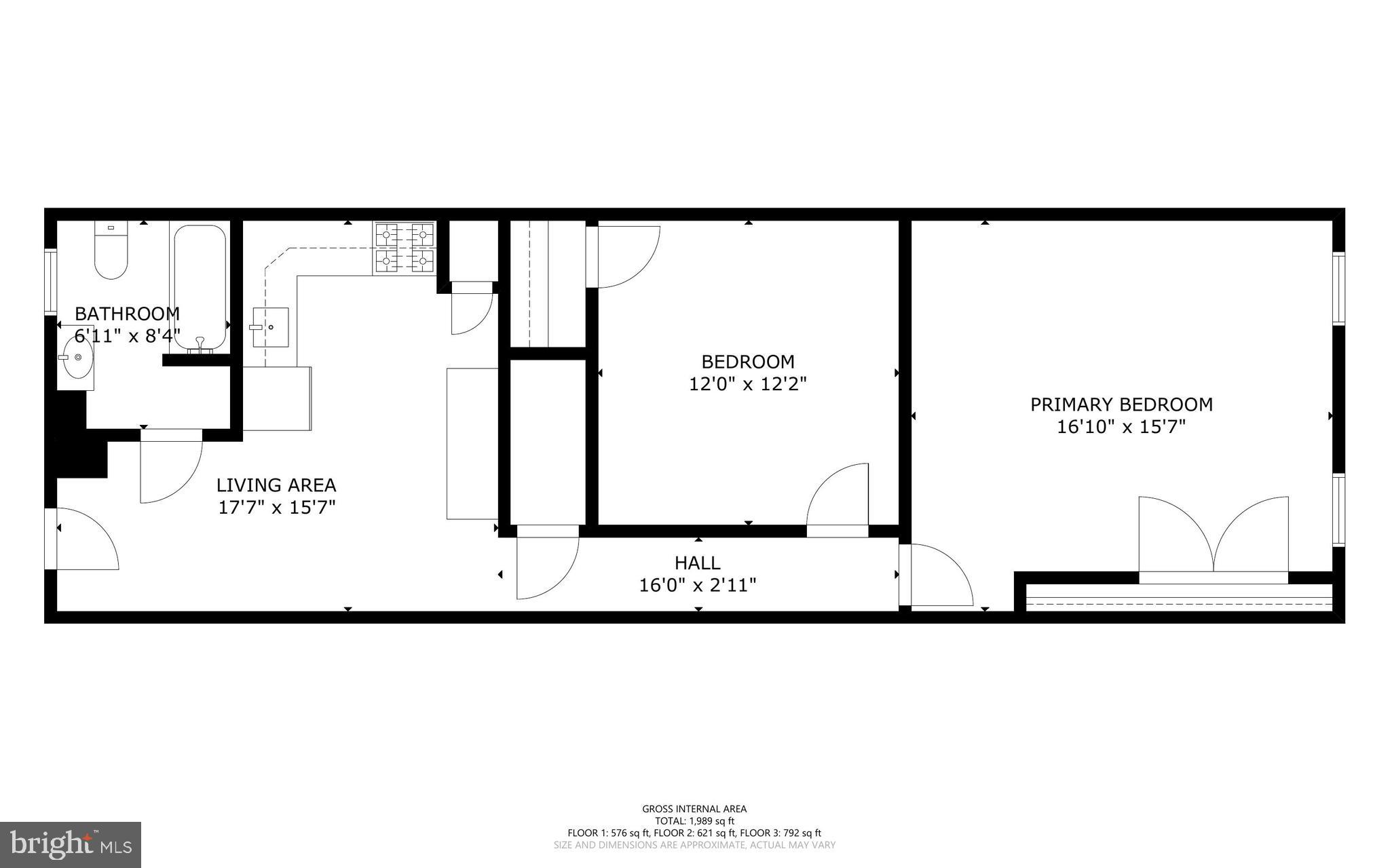 517 Mosher Street Baltimore, MD 21217 - Photo 17 of 45 a picture of a floor plan
